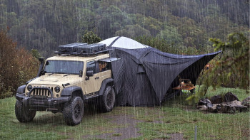 This CAR TENT is perfect for RAIN and STORM